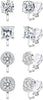 Clip on Earrings for Women Non Pierced Cubic Zirconia Earring Set - main view