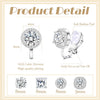 Clip on Earrings for Women Non Pierced Cubic Zirconia Earring Set - view 7