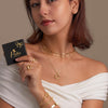 Layered Gold Necklaces for Women, Stackable Dainty 14K Gold Silver Plated Trendy Simple Heart Diamond Cross Bow Circle Pendant Paperclip Choker Dot - view 7