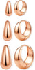 3 Pairs 14K Gold Hoop Earrings Set for Women Small Chunky Huggie