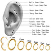 1 Pair 6mm Small Hoop Earrings for Women, Huggie Hoop Earrings ( Gold/1.6mm) - view 2