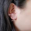 1 Pair 6mm Small Hoop Earrings for Women, Huggie Hoop Earrings ( Gold/1.6mm) - view 5