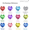 12 Pairs Birthstone Magnetic Earrings Set Cubic Zirconia Clip on Non Piercing Fake Stud Earrings Birthday Gifts Unisex - view 5