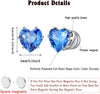 12 Pairs Birthstone Magnetic Earrings Set Cubic Zirconia Clip on Non Piercing Fake Stud Earrings Birthday Gifts Unisex - view 6