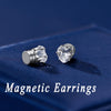 12 Pairs Birthstone Magnetic Earrings Set Cubic Zirconia Clip on Non Piercing Fake Stud Earrings Birthday Gifts Unisex - view 7
