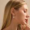Pearl Earrings for Women, 14K Gold Plated Dangle Drop Earrings - view 2