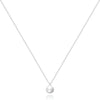 Gold Pearl Necklace for Women, Dainty 14K Gold/Silve Plated Layered Pearl Choker Pearl Earrings Pearl Bracelets Wedding Trendy Gold Jewelry Set for - Silver Single Pearl Necklace-1PCS