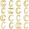 16PCS Ear Cuff Earrings for Women Non Piercing - main view