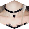 Black Necklace for Women Adjustable Daily Goth Jewelry Gift Adjustable Fit Close Fit Black Necklace with Lace Velvet Beaded or Pendant Styles Goth - Black 9