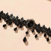 Black Necklace for Women Adjustable Daily Goth Jewelry Gift Adjustable Fit Close Fit Black Necklace with Lace Velvet Beaded or Pendant Styles Goth - view 5