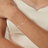 Gold Jewelry Set for Women, Dainty 14K Gold/Silver Plated Pearl Necklace and Earring Set with CZ Diamond and Pearl Drop Earrings, Bracelets, Choker - view 4