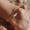 Ankle Bracelets for Women 14K Gold Plated CZ Initial Anklet for Women Dainty Layered Letter Heart Ankle Bracelets Handmade Adjustable Foot Chain - view 3