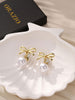Clip on Earrings, Pearl Clip on Earrings for Women Fake Earrings - view 7