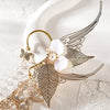 Butterfly Elf Ear Cuffs - Fairy Ear Cuffs with Tassel Ear Wrap Earrings Non Piercing Renaissance for Women Adult - view 4