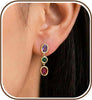 Gold Earrings for Women, Dainty Dangle Earring 14K Gold Plated Statement Drop Dangle Earrings for Women Trendy Long Huggie Hoop Earring Small Formal - wedding Dangle