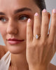 14K Gold Plated Marquise 1.5CT Cubic Zirconia Bridal Engagement Ring for Women - Statement - view 4