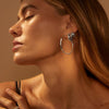 12 Pairs Gold Hoop Earrings Set for Women, Fashion Jewelry Gifts 40mm/50mm - view 2