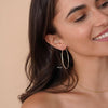 12 Pairs Gold Hoop Earrings Set for Women, Fashion Jewelry Gifts 40mm/50mm - view 4