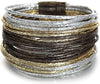 Leather Wrap Bracelet for Women Boho Western Layered Cuff Jewelry Stackable Bracelets Easy On Clasp Daily Wear Pairs with Boho Western Outfits - Brown9