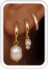 Small 14K Gold Plated Chunky Hoop Earrings for Women Silver Earrings Set Huggie 