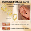 Ear Cuffs Non-Piercing for Women Cute Small Clip-On Cartilage Earrings - view 5