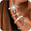 Ear Cuffs Non-Piercing for Women Cute Small Clip-On Cartilage Earrings - S4