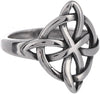 Witches Knot Ring, Stainless Steel Rings with Witch Knot, Celtic Jewelry for Women - main view