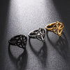Witches Knot Ring, Stainless Steel Rings with Witch Knot, Celtic Jewelry for Women - view 4