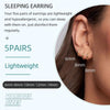 Small Gold Huggie Hoop Earrings Set for Women Stackable - view 4