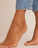Initial Heart Diamond Anklets for Women - view 7