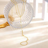 Dainty Anklets for Women 14K Gold Plated Ankle Bracelet Foot Chain - view 6