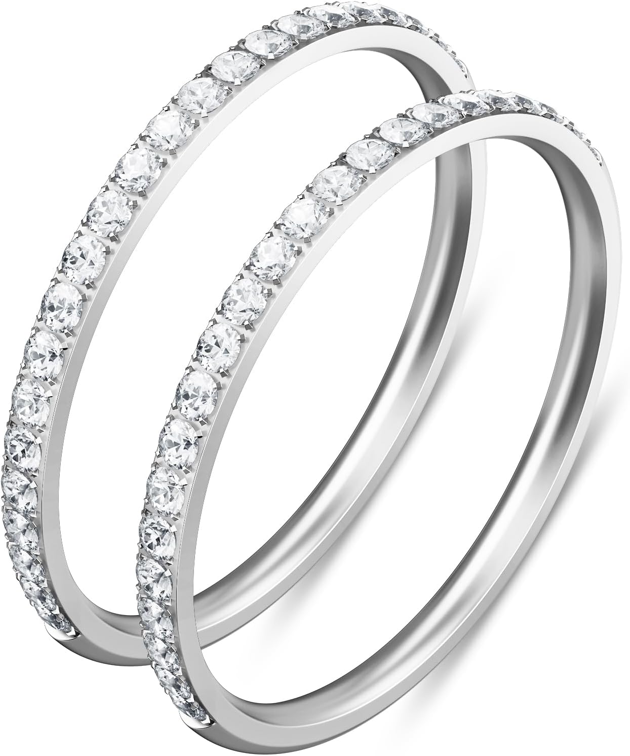 2-Pack Stackable Bands for Oura Ring 5/Oura Ring 4/Oura Ring 3 Stack - main view