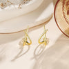Clip on Earrings for Women 14K Gold/Sterling Silver Plated Statement Earrings for Women Trendy Dainty Earrings Simple Minimalist Non Pierced Earring - view 6