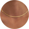 Layered Necklaces for Women 14k Gold Plated Chain Necklace Set Chunky Herringbone Snake Rope Box Cuban Link Chain for Women Layering Stack Choker - Herringbone 3mm 14inch Gold