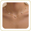 Layered Necklaces for Women 14k Gold Plated Chain Necklace Set Chunky Herringbone Snake Rope Box Cuban Link Chain for Women Layering Stack Choker - Gold--style M