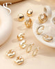 10 Pairs Clip On Earrings for Women Non Pierced Earrings Set - view 5