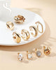 10 Pairs Clip On Earrings for Women Non Pierced Earrings Set - view 7
