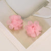 Fashion Flower Clip On Earrings For Women Cute Lovely Acrylic Flower Earrings No piercing Earrings - view 4