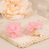 Fashion Flower Clip On Earrings For Women Cute Lovely Acrylic Flower Earrings No piercing Earrings - view 5