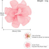 Fashion Flower Clip On Earrings For Women Cute Lovely Acrylic Flower Earrings No piercing Earrings - view 2