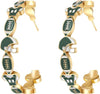 Game Day Earrings for Women ( Heavy Earrings) Football Earrings for Fashion Football Sports Jewelry Game Day Outfit Accessories - Green