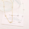 Dainty Silver Gold Necklaces for Women Station Choker Simulated Diamond Necklace Simple Layering CZ Necklace Jewelry Gifts - view 3