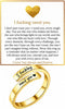 I Fcking Love You Ring For Women, Open Adjustable Stainless Steel Engraved Heart Spiral Wrap Twist Vintage Promise Rings Inspirational Jewelry for - I F*cking Need You Gold