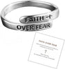 I Fcking Love You Ring For Women, Open Adjustable Stainless Steel Engraved Heart Spiral Wrap Twist Vintage Promise Rings Inspirational Jewelry for - Faith over fear