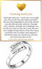 I Fcking Love You Ring For Women, Open Adjustable Stainless Steel Engraved Heart Spiral Wrap Twist Vintage Promise Rings Inspirational Jewelry for - I F*cking Need You Silver