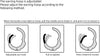 Checker Cartilage Hoops Teacher Earrings for Women White Black Enamel Gold - view 7