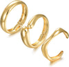 Chunky Gold Bangle Bracelets for Women with Dainty 14k Gold Plated Big Stackable Bangles Set Statement Cuff Bracelet Stack Fashion Jewelry Gifts - Chunky gold wave bangles