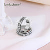 Fidget Spinner Ring for Women - Just Breathe Inspirational Hope Rings, Stainless Steel Anxiety Women's Ring for Stress Relief, Thumb Rotating Rings - view 5