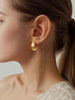 10 Pairs Chunky Gold Hoop Earrings for Women, Trendy Set - view 4