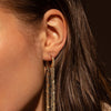 Long Gold Dangle Earrings for Women, 14K Plated Tassel Earring - view 2